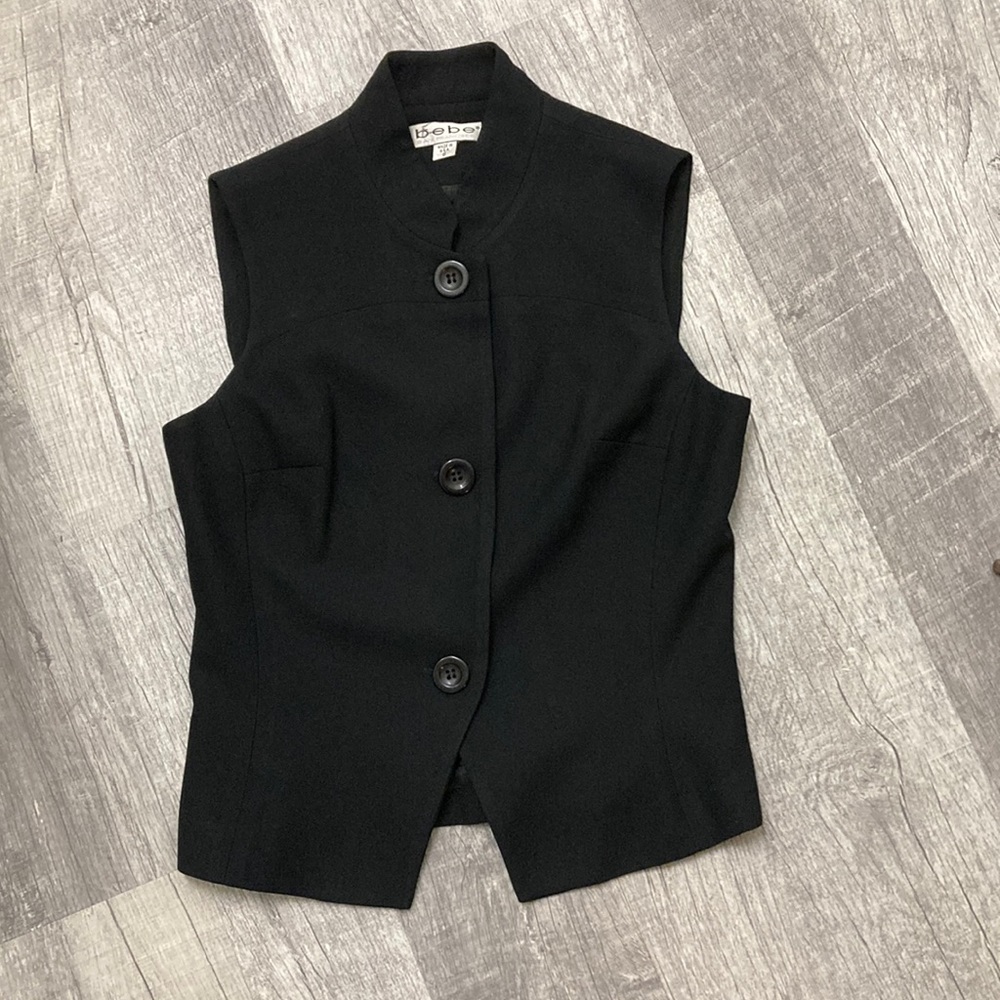 Bebe black vest
